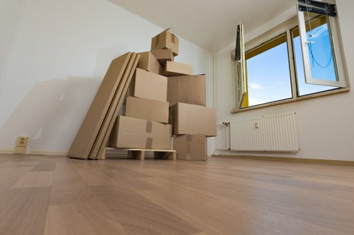 Packing and loading a moving truck