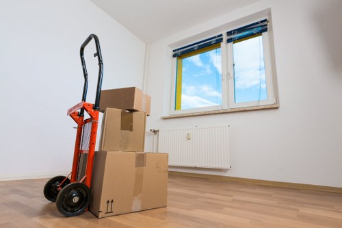 Securely packed fragile items by Highbury packing services