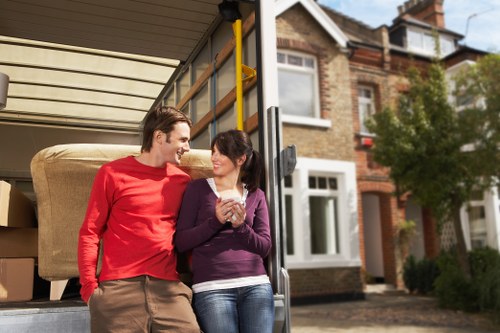 Happy family settling into their new Highbury home